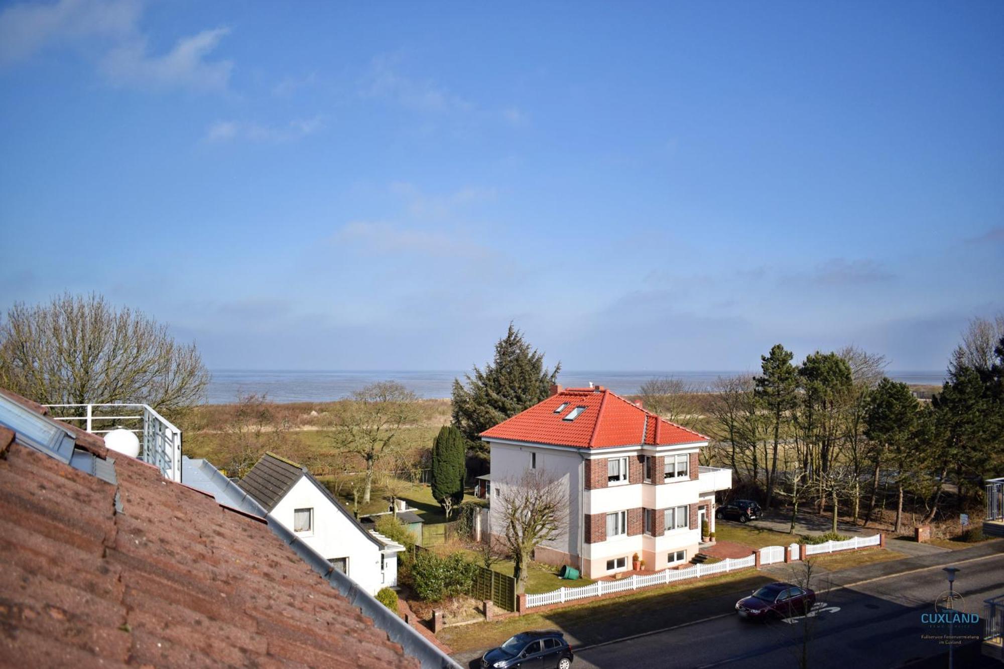 Urlaub Mit Blick Auf Den Duhner Strand Cuxhaven Exterior photo